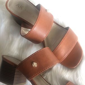 Anne Klein Bunny Block Heel sandals